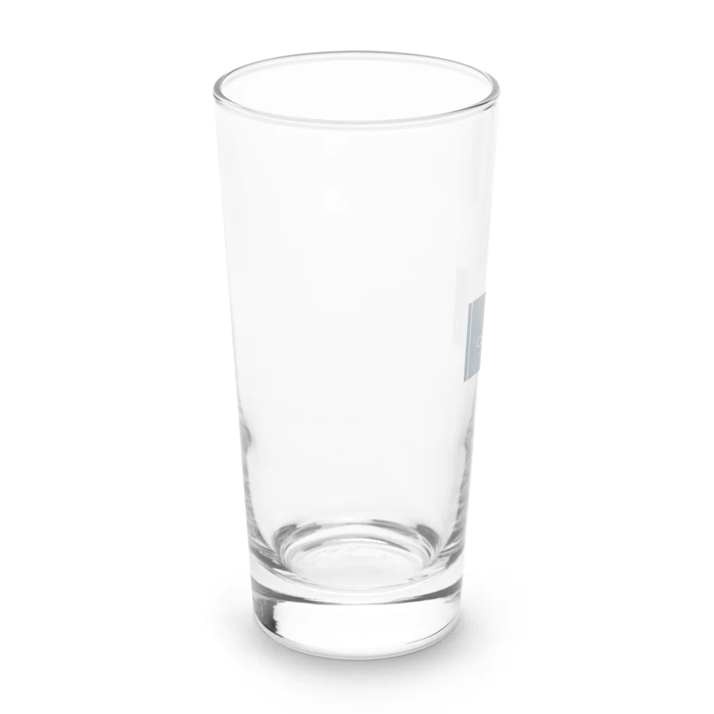 デッキ〜♪♯のconakucha(コナクチャ)ブルーグレーカラー Long Sized Water Glass :left