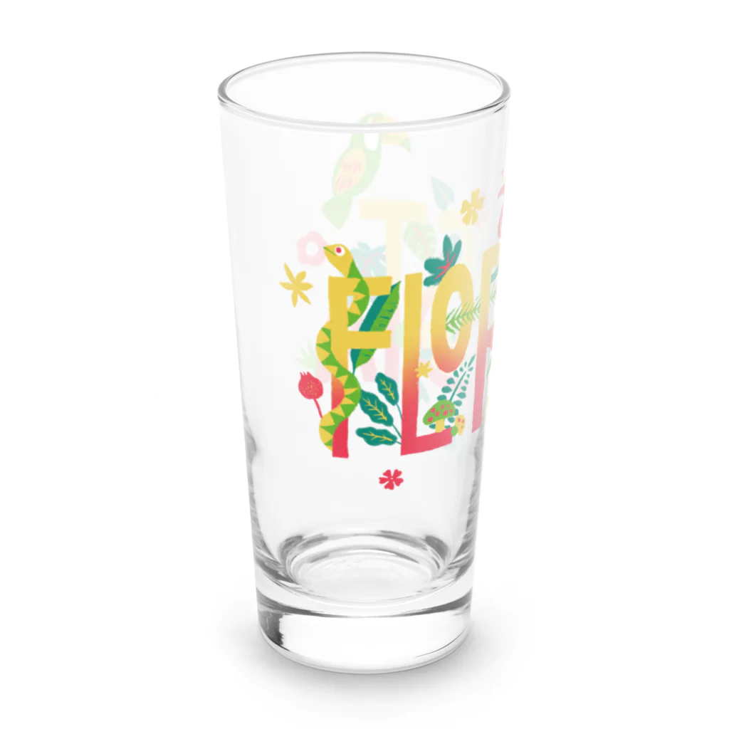 IZANAMI by Akane YabushitaのLa Floresta（背景透明） Long Sized Water Glass :left