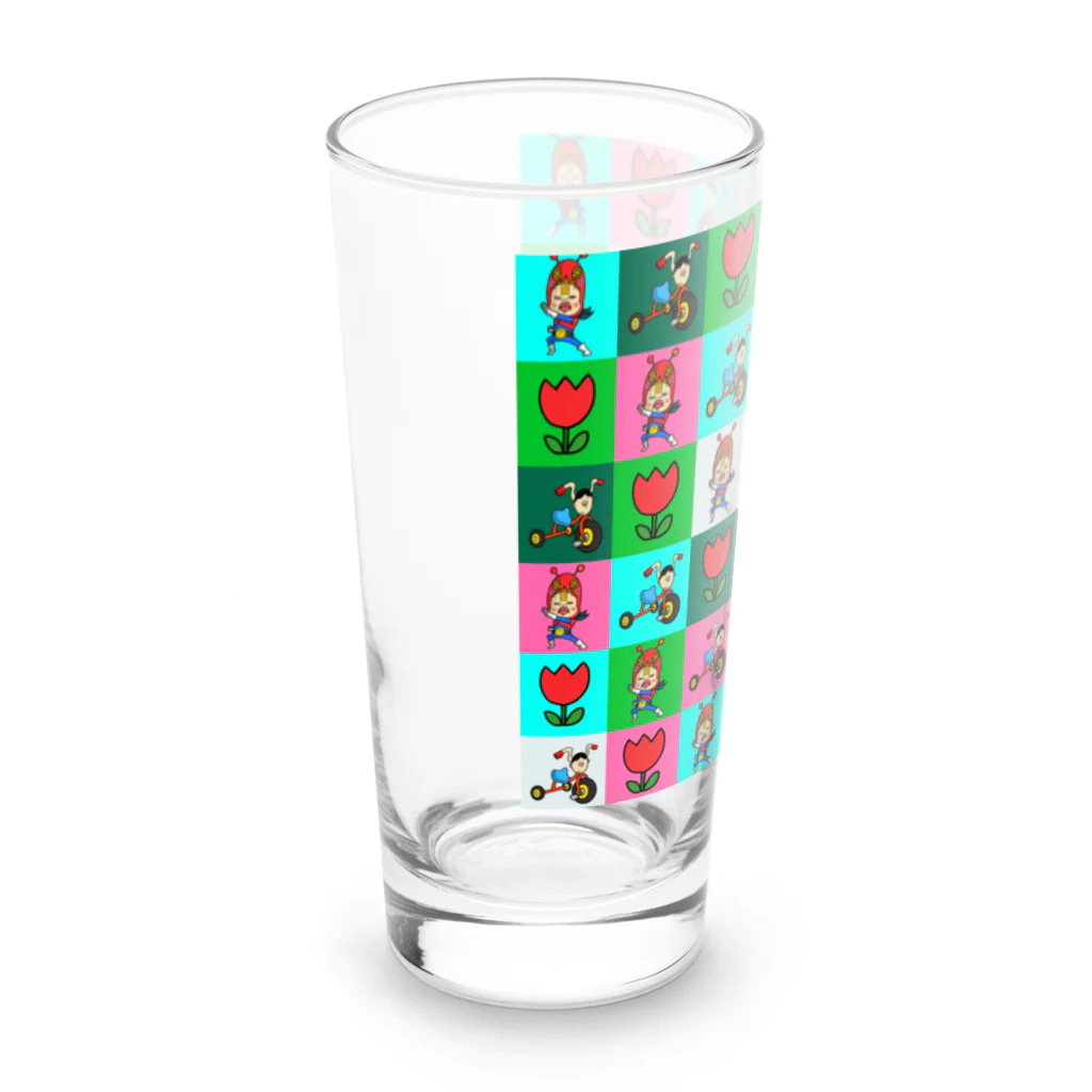 Siderunの館 B2のダサインダーだよ！さげみちゃん その２ Long Sized Water Glass :left