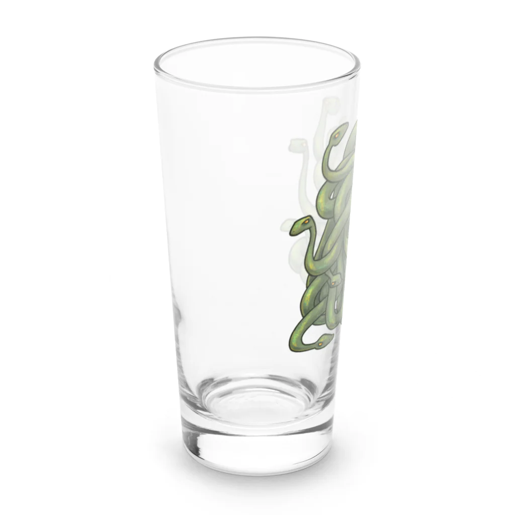 堀越ヨッシーのお店（SUZURI支店）のメデューサのタリスマン Long Sized Water Glass :left