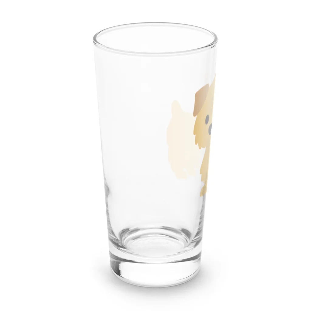 TOMOS-dogのnorfolkterrier（レッド） Long Sized Water Glass :left