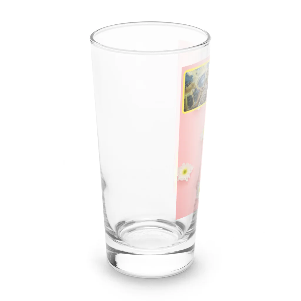 ロシアリクガメのサロンちゃんのお店のホントはかわいい Long Sized Water Glass :left