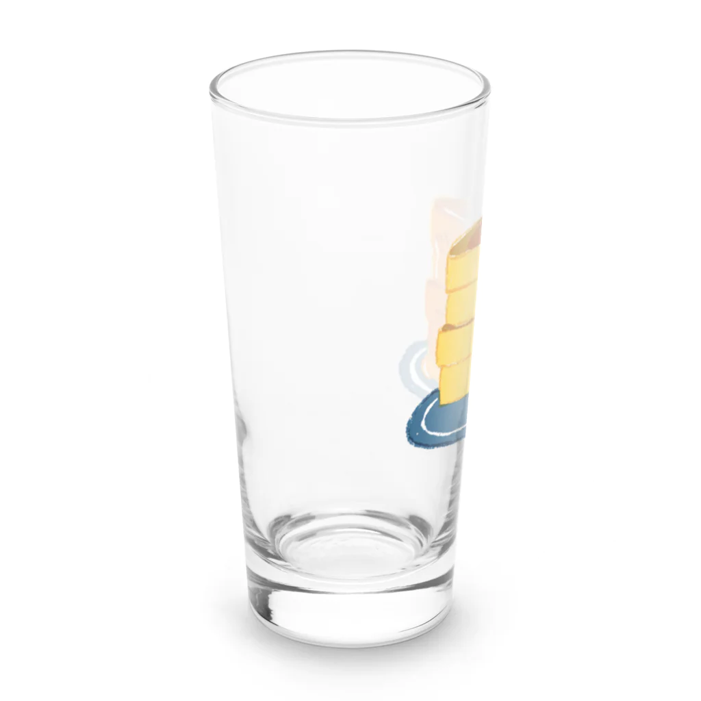 ちくわぶのほかほかパンケーキ Long Sized Water Glass :left