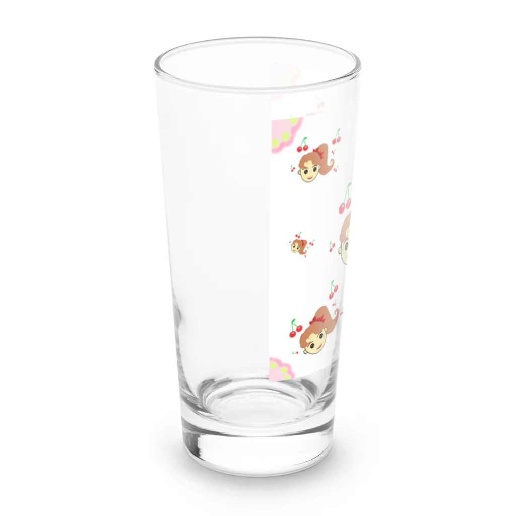 あるてみらのさくらんぼガール Long Sized Water Glass :left