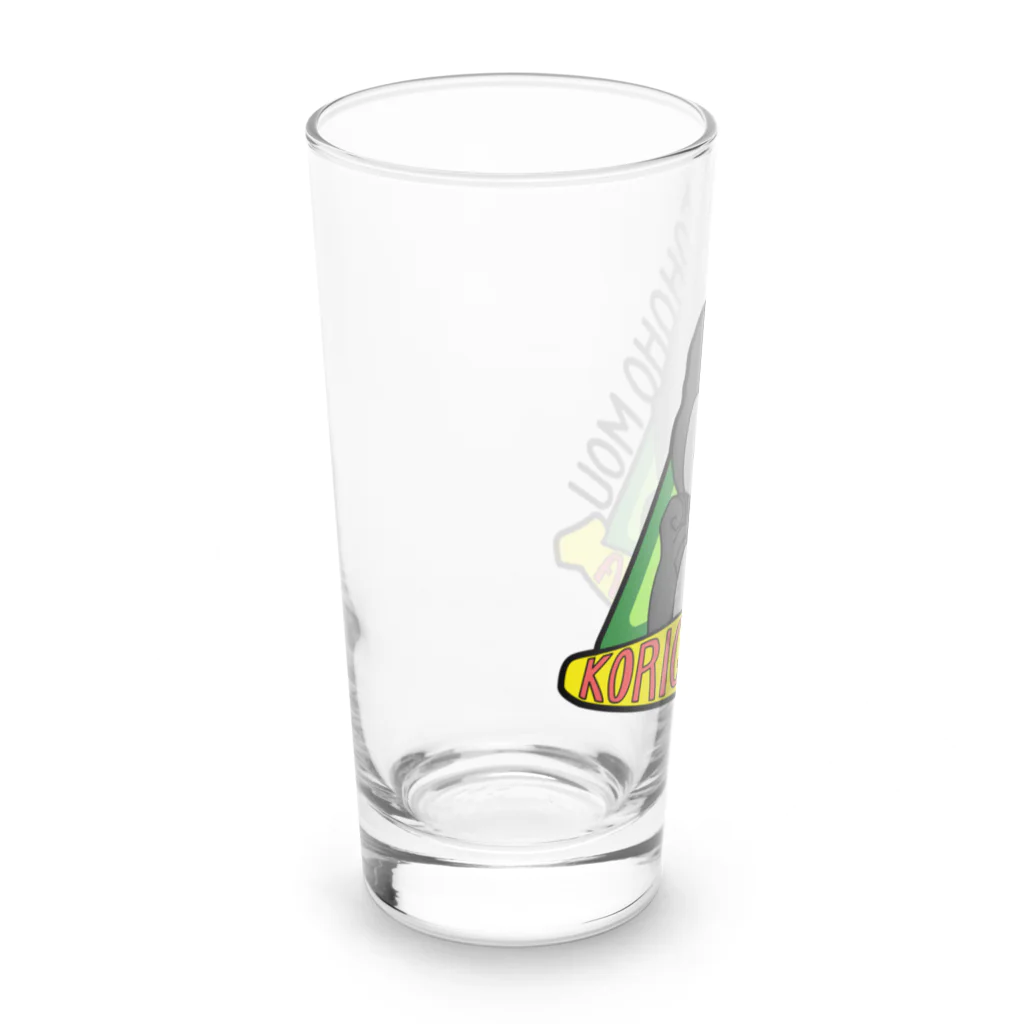 生物＝ケモノのヲ店のトホホ もう、こりごりら Long Sized Water Glass :left