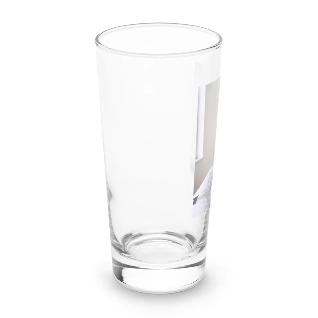 U-nekoの外を眺める Long Sized Water Glass :left