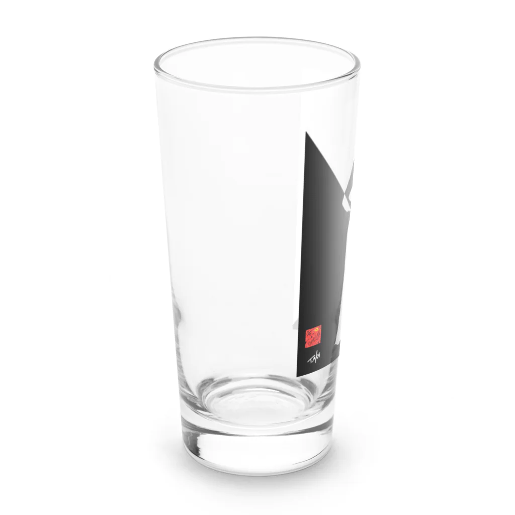 京都の魔雑貨堂の白と黒の女 Long Sized Water Glass :left