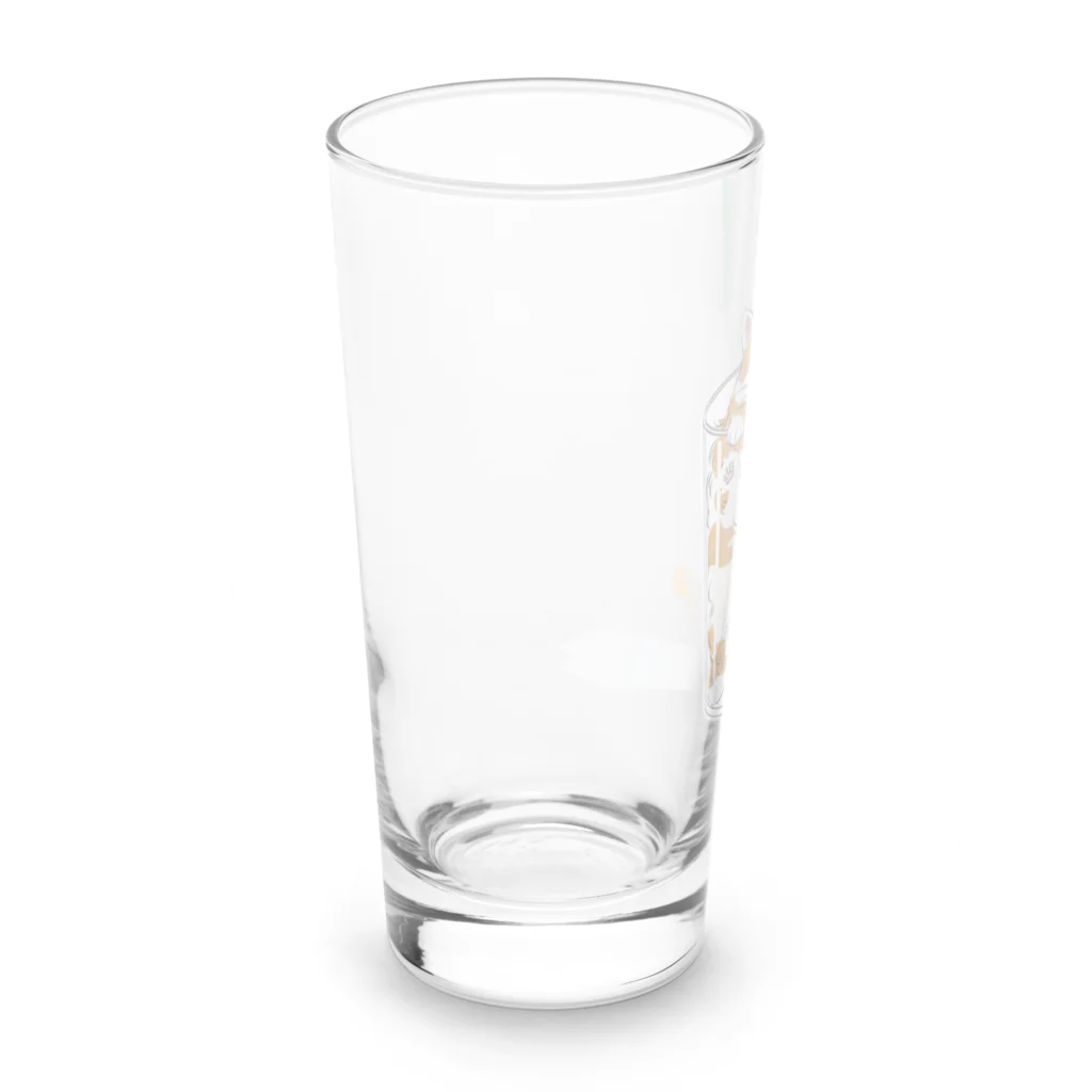 元祖ふとねこ堂の猫分補給 Long Sized Water Glass :left