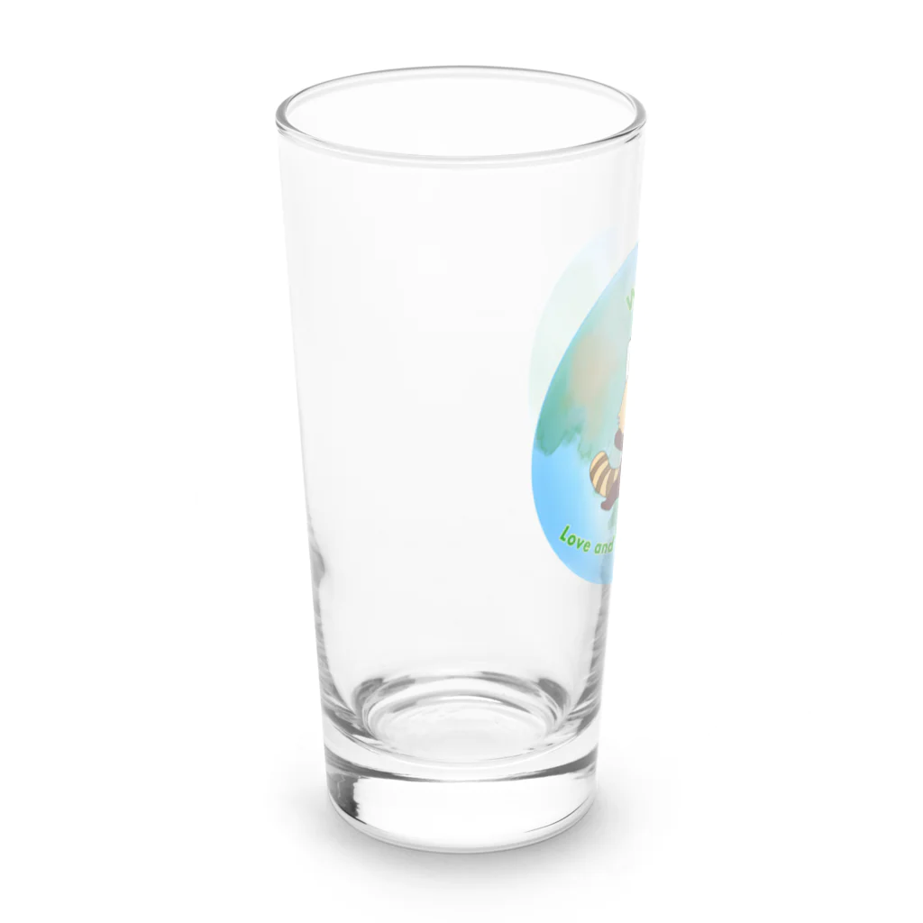 Mona♡ChirolのWorld of Love＆Peace＆Smile Vol.⑤ｰMonaくんver.ｰ Long Sized Water Glass :left