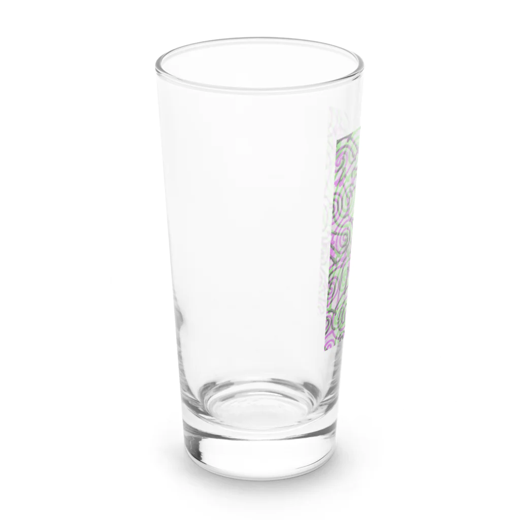 ねこ様屋のワイヤーアート・サイケ Long Sized Water Glass :left