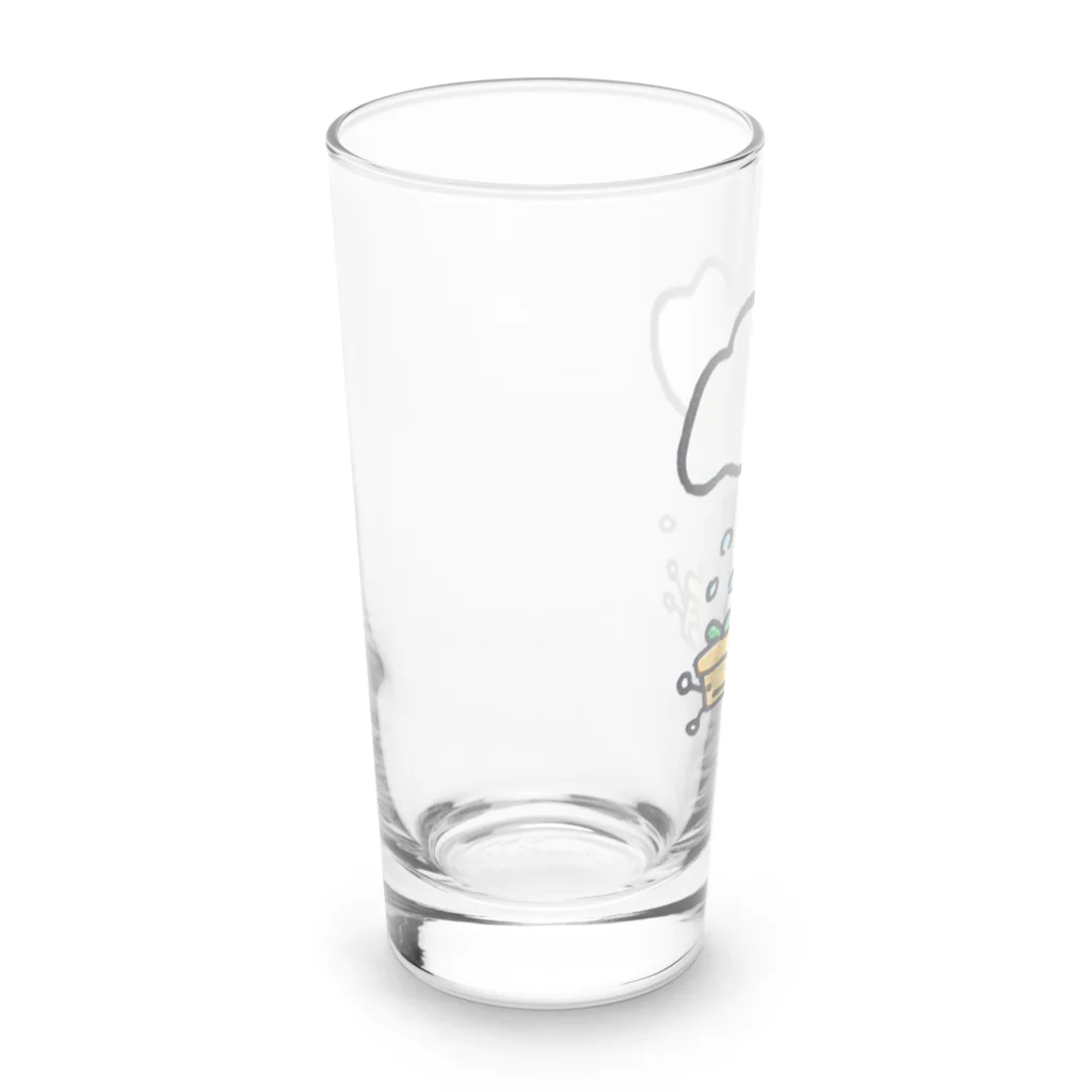 greetenの植木に雨を Long Sized Water Glass :left