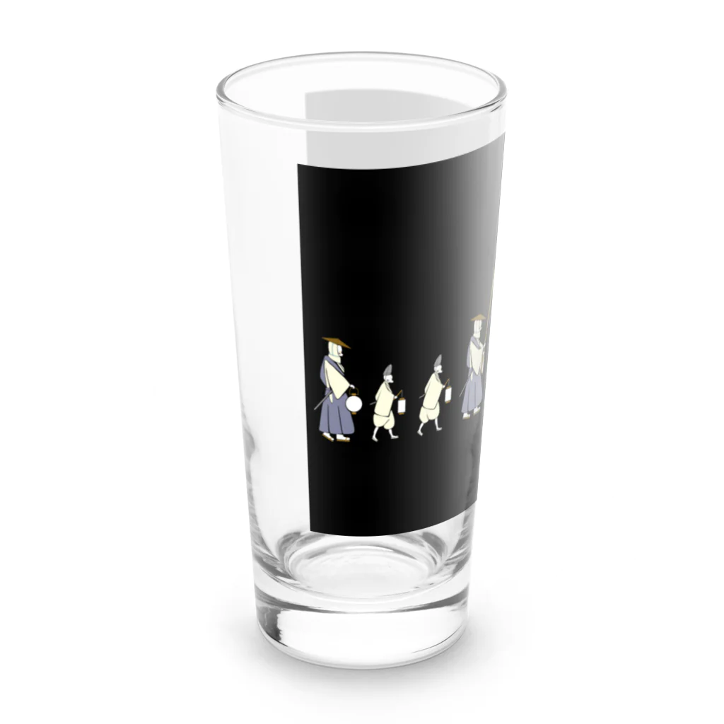 Amiの狐の嫁入り行列 Long Sized Water Glass :left