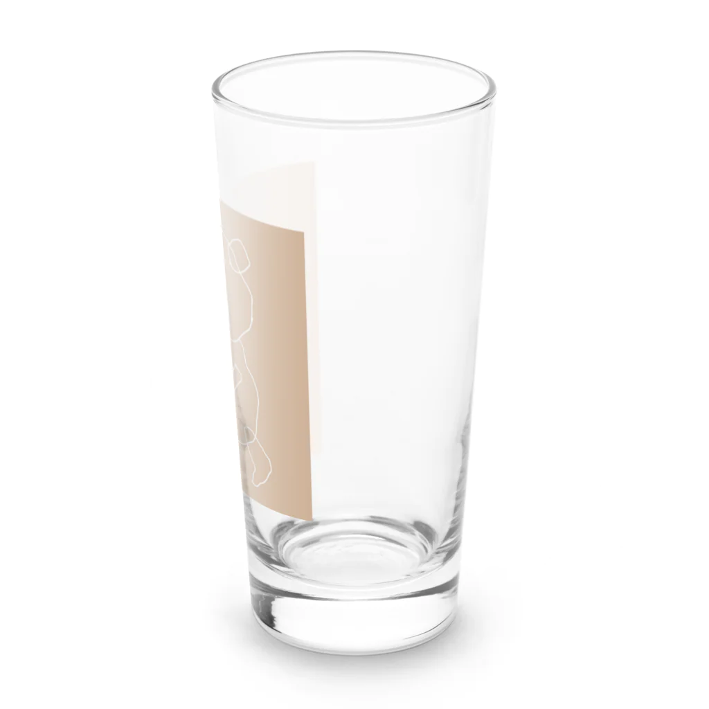 charlolのwalk around ベージュ Long Sized Water Glass :right