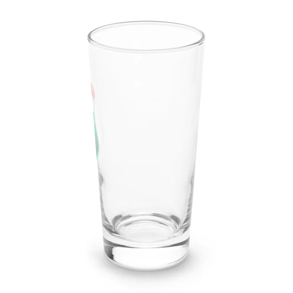 あいのメロンソーダとほほえみくまさん Long Sized Water Glass :right