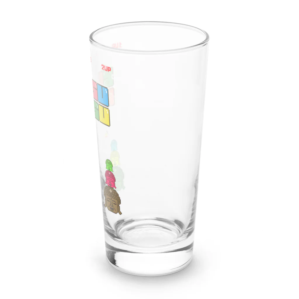 Siderunの館 B2のレトロゲーム風な大仏 Long Sized Water Glass :right