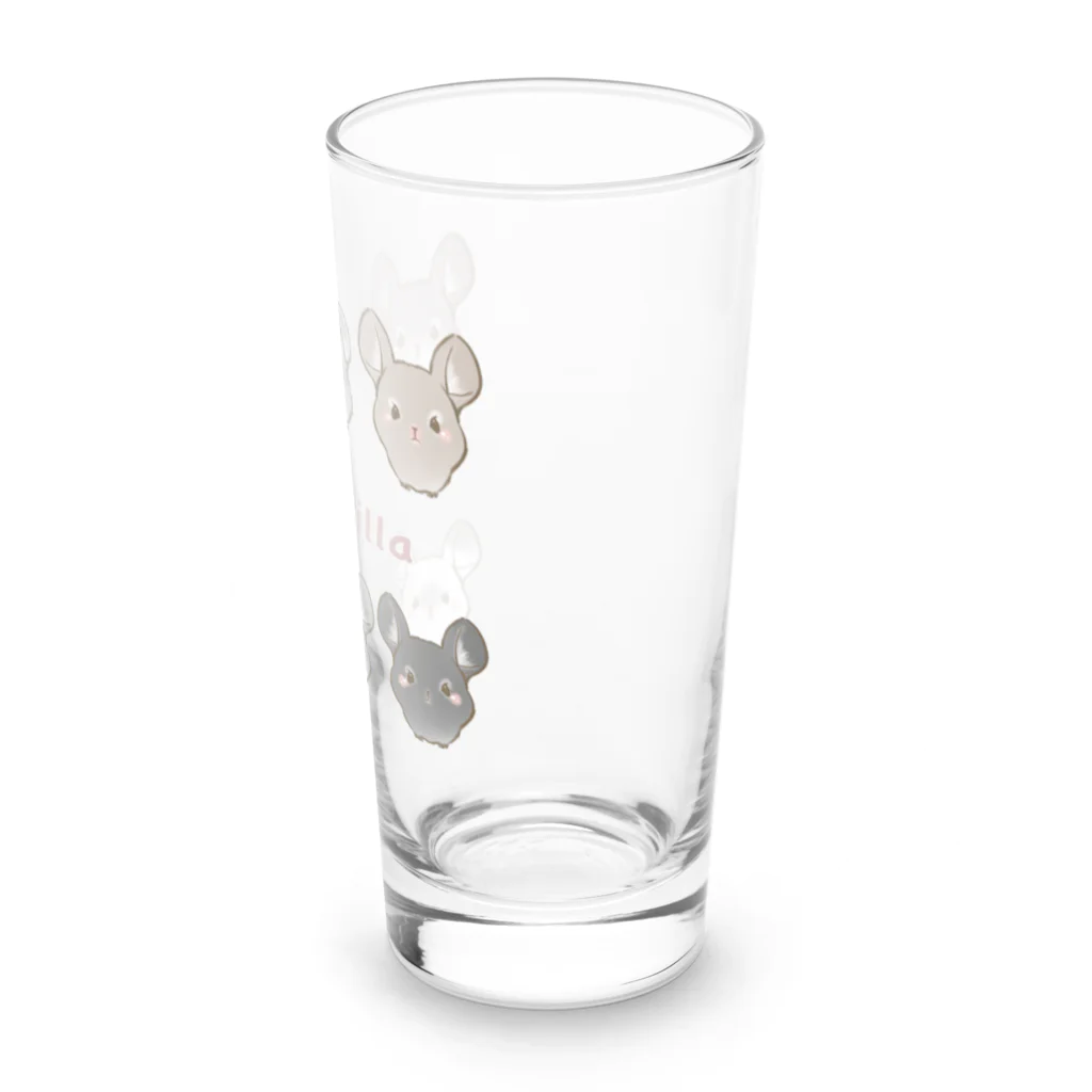 moca's  atelierのポップコーンチンチラ Long Sized Water Glass :right