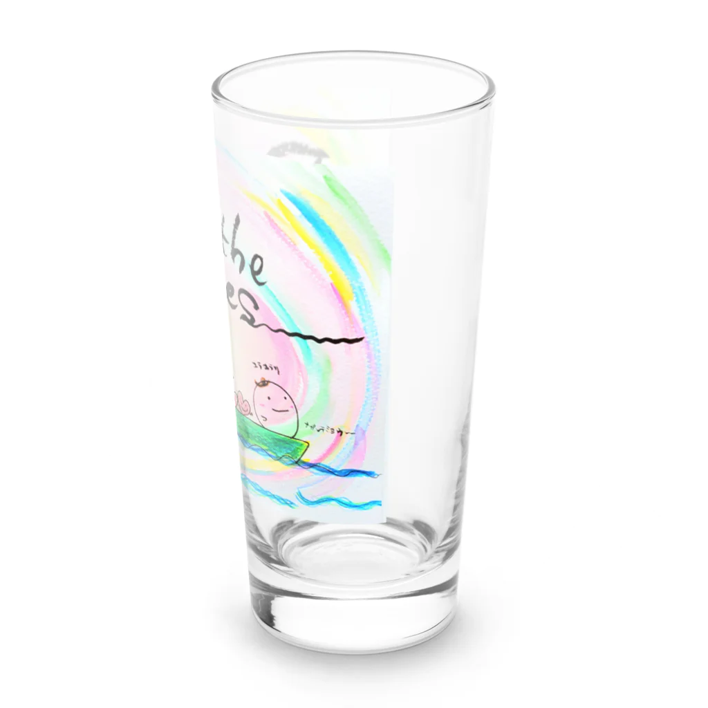 holoholomiのRide the waves Long Sized Water Glass :right