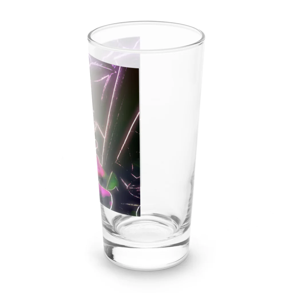 MYO ART の蝶と花　バタフライ Long Sized Water Glass :right