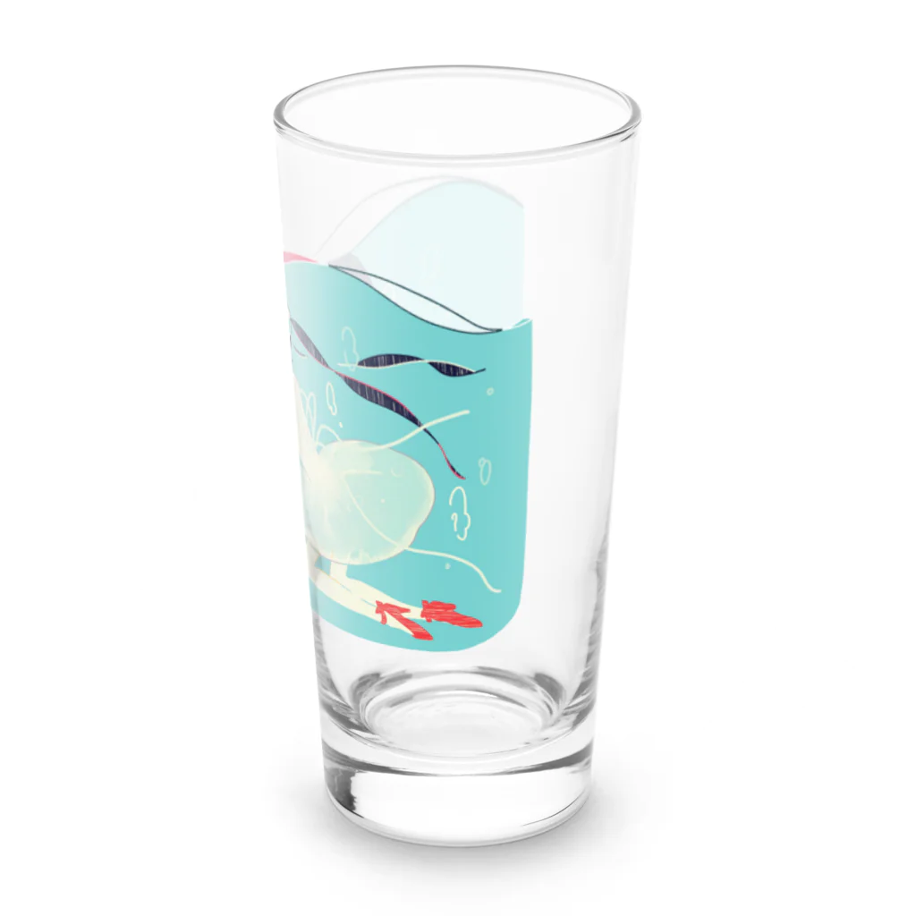 ClowZ ／ 渡瀬しぃののクラゲ少女とペンギン Long Sized Water Glass :right