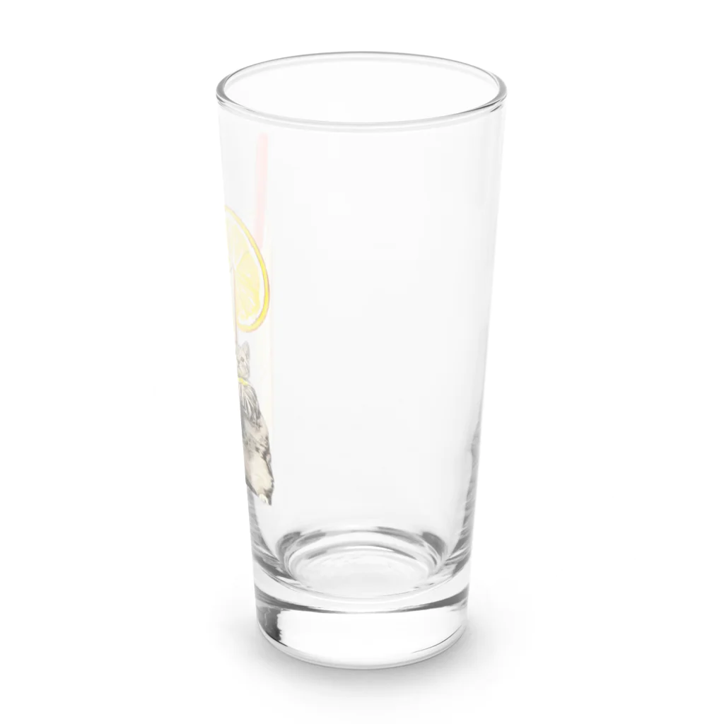 n_ottyのレモンサワーに寄り添うれもさん Long Sized Water Glass :right