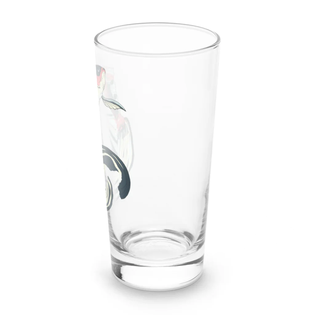 恒福水路の朱文金ロンググラス Long Sized Water Glass :right