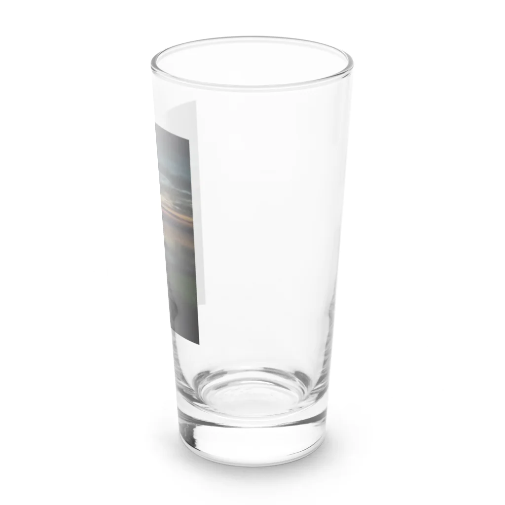 lostの暮れなずむ白鳥 Long Sized Water Glass :right