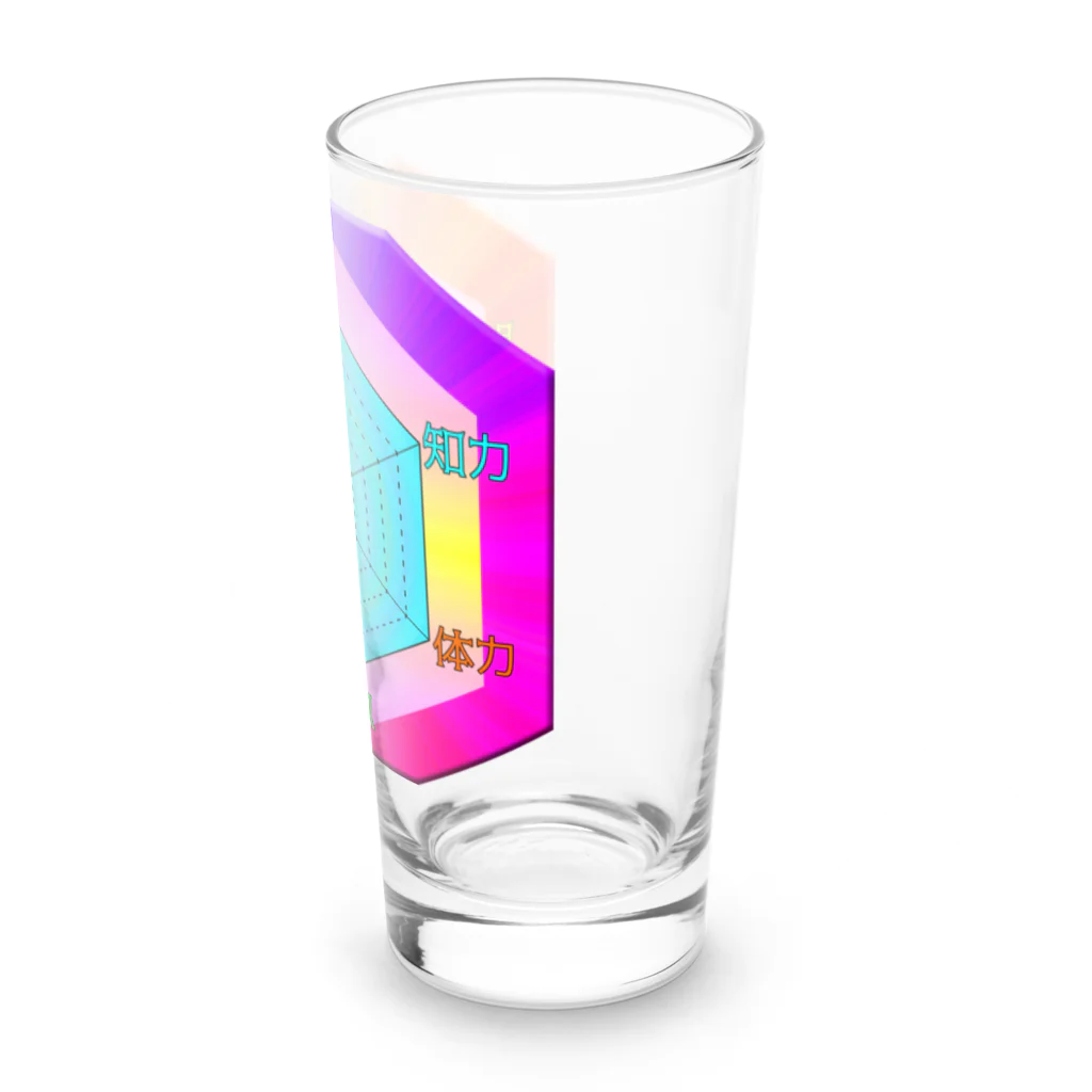 Ａ’ｚｗｏｒｋＳの男（女）の魅力レーダーチャート Long Sized Water Glass :right