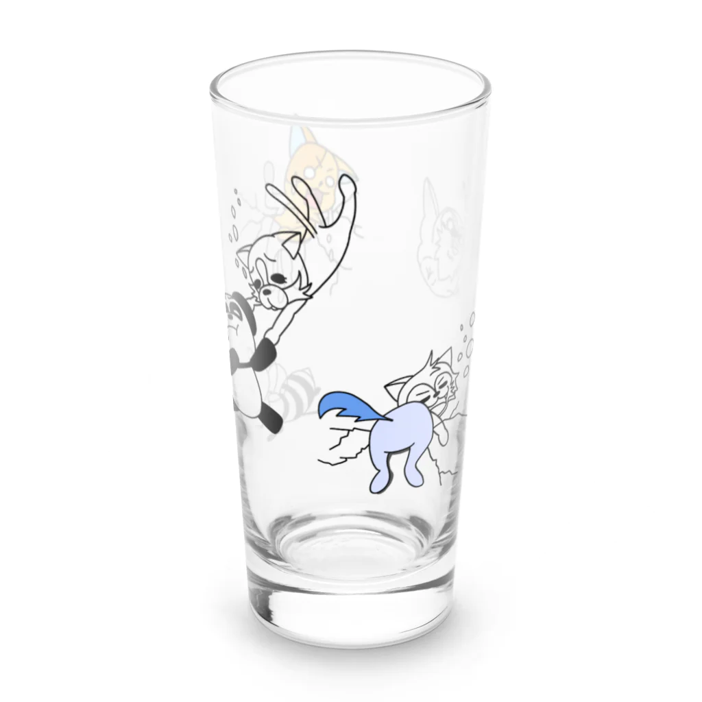 ぱんだえもんのボクタチノジカン Long Sized Water Glass :right