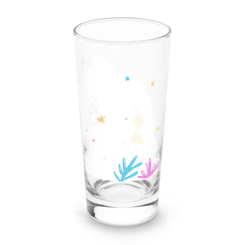 おいくろの宇宙ねこ Long Sized Water Glass :right