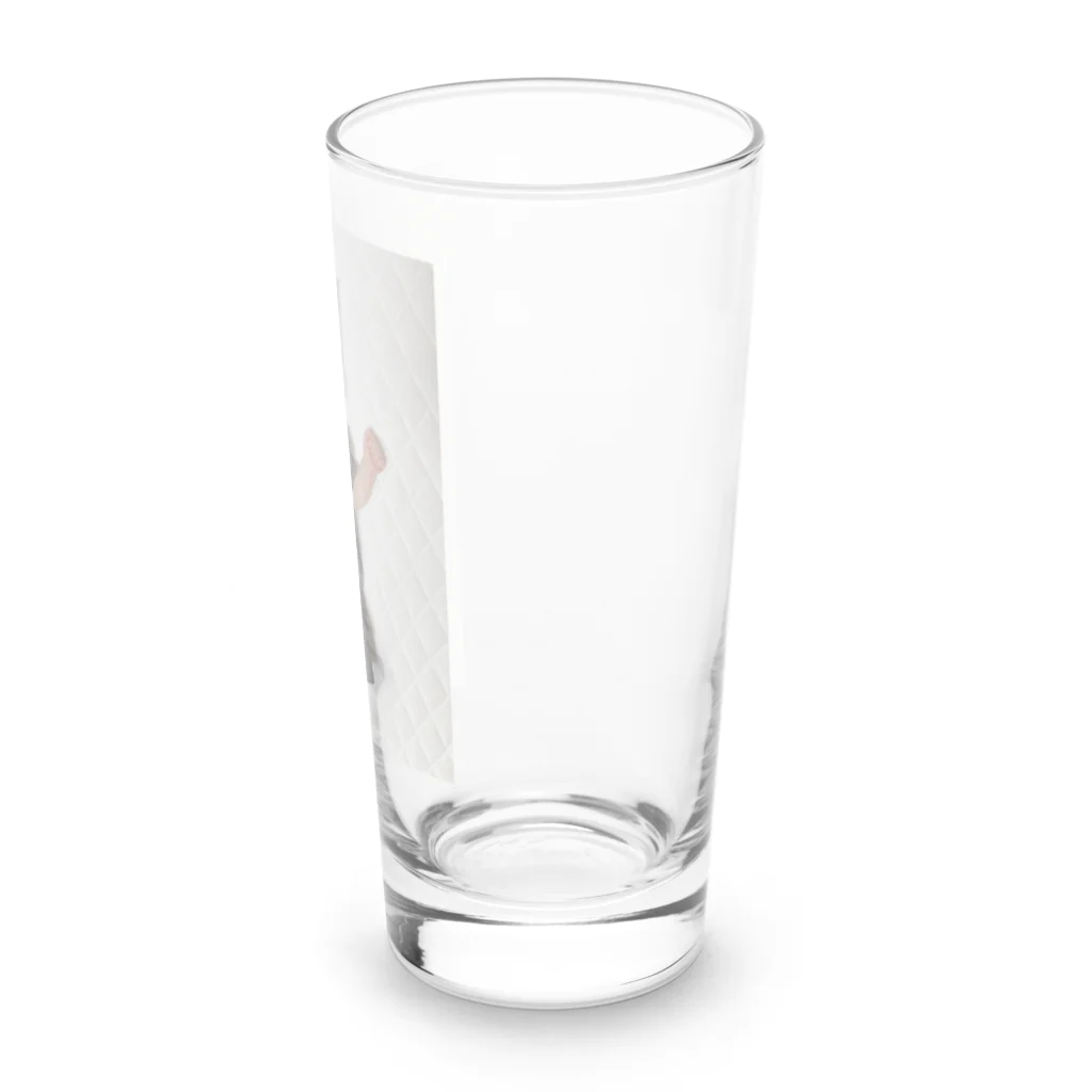 K_TaTaMiのオムライスあおちゃん Long Sized Water Glass :right