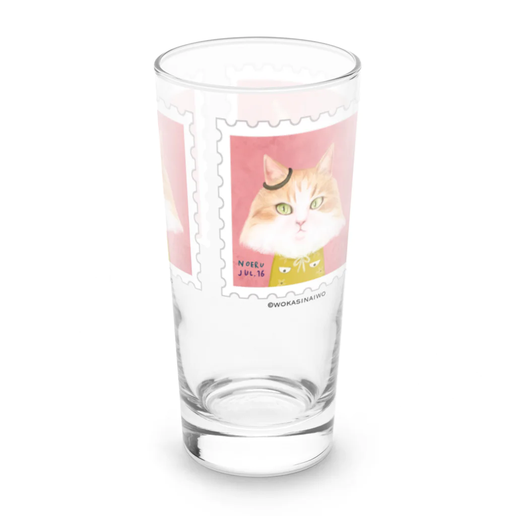 wokasinaiwoのバースデー切手ノエル Long Sized Water Glass :right