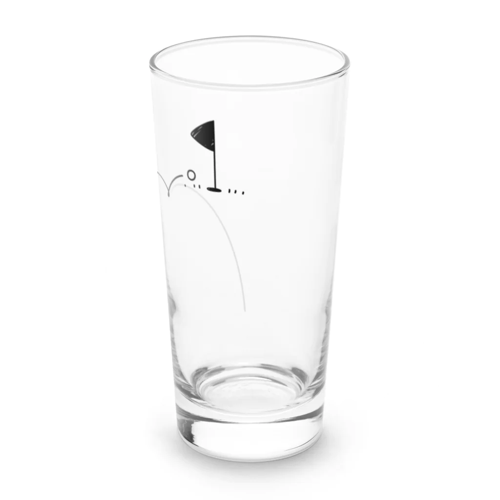 イラスト MONYAAT のホールインワン　ゴルフTシャツ Long Sized Water Glass :right