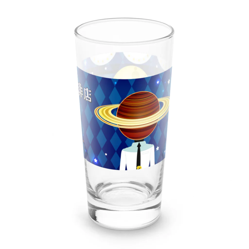 星雲珈琲店の星雲珈琲店の土星と月 Long Sized Water Glass :right