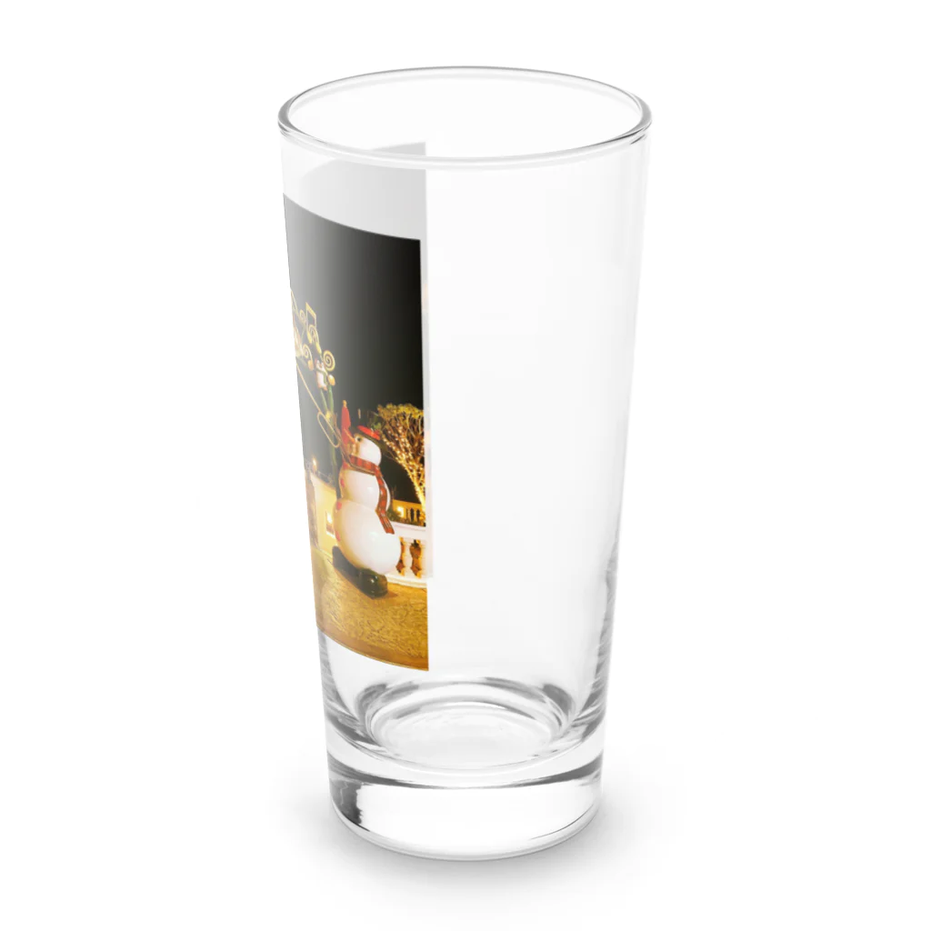 7SevenThree3のスノーマンの祝福 Long Sized Water Glass :right