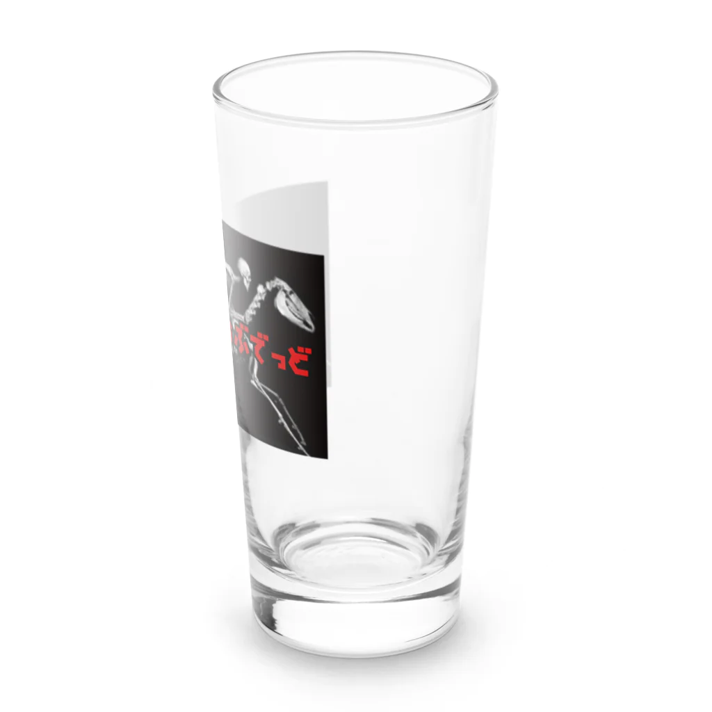 ポニーテールの馬券ジャンキー Long Sized Water Glass :right