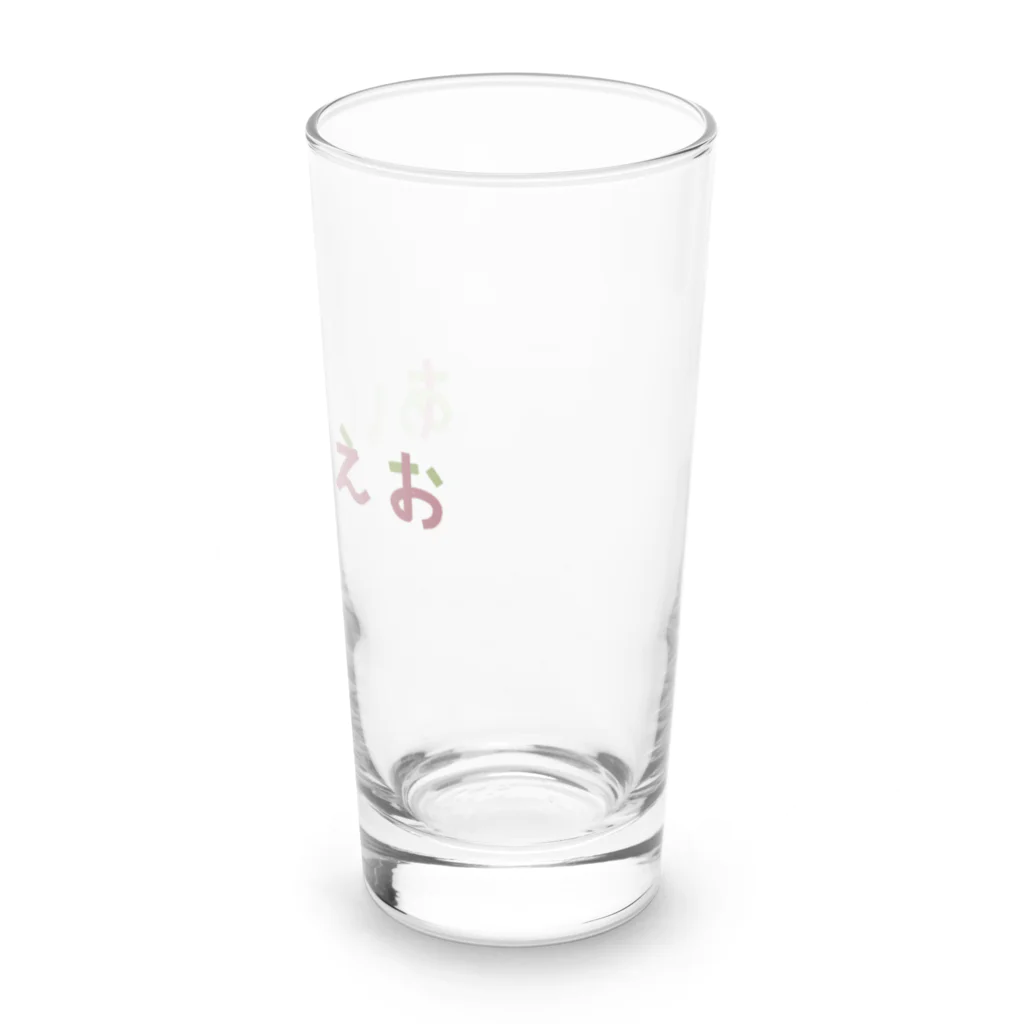 まっちゃのらくがきのひらがなコップ Long Sized Water Glass :right