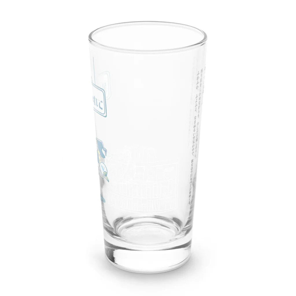 et word ┊︎ 絵とワードで物語を紡ぐの暑気に浮かれて（小説グラス） Long Sized Water Glass :right