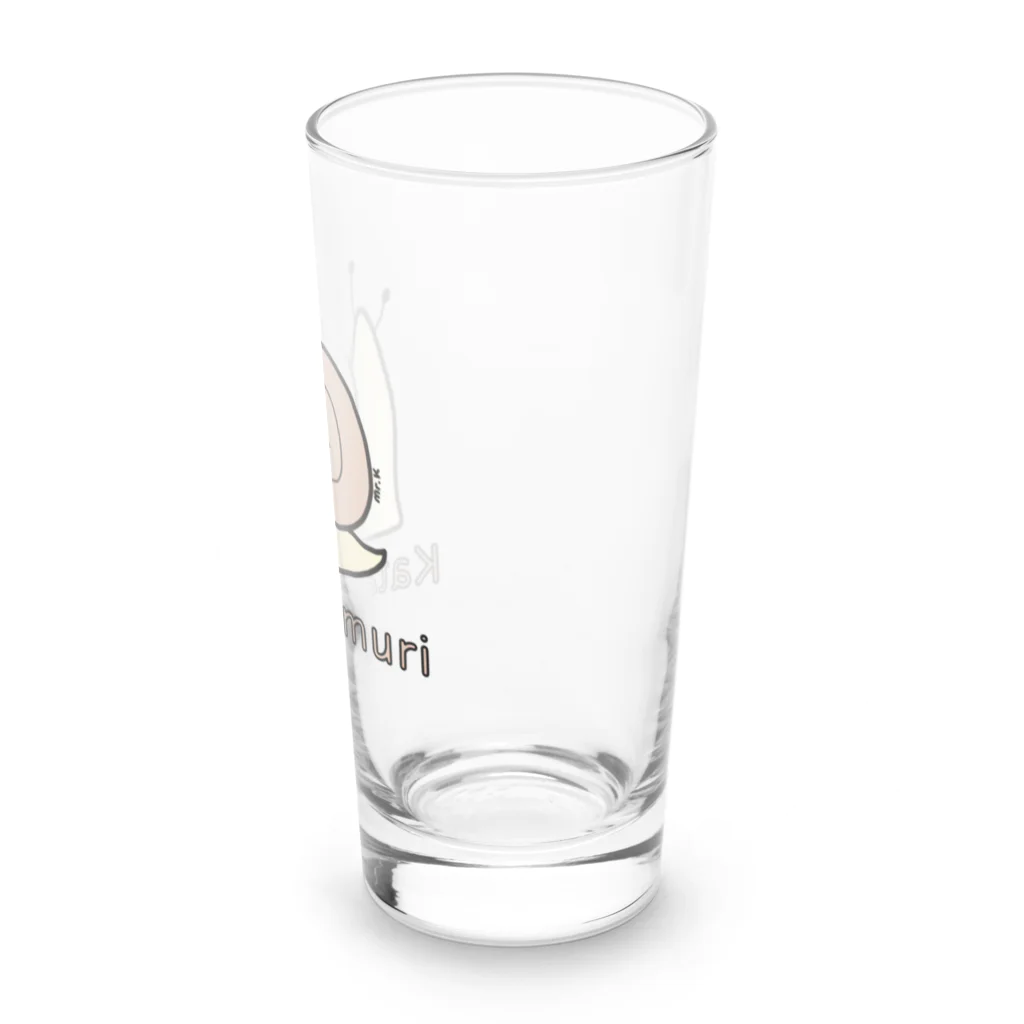 MrKShirtsのKatatsumuri (カタツムリ) 色デザイン Long Sized Water Glass :right