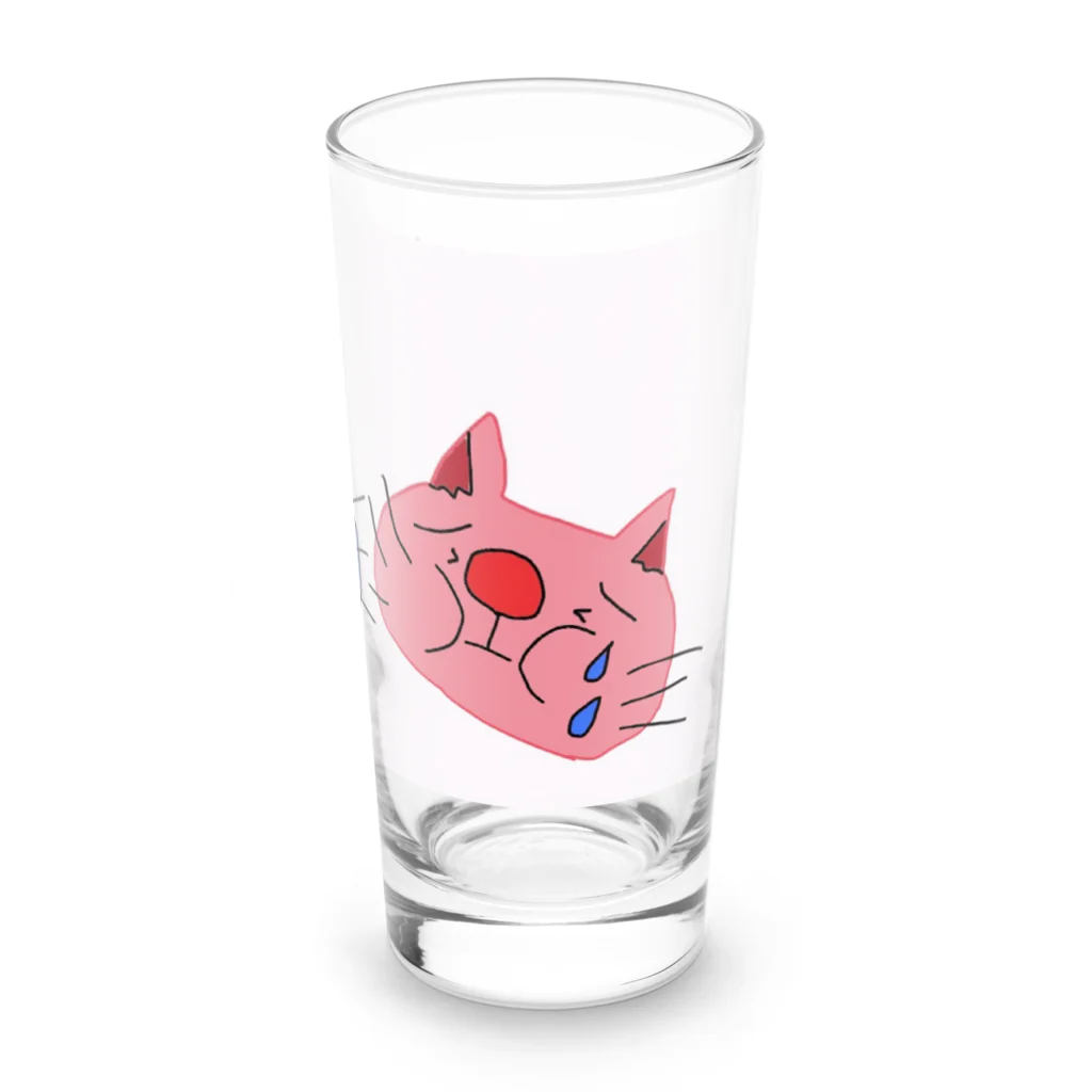 ほっこりの虫歯ニャン2 Long Sized Water Glass :right