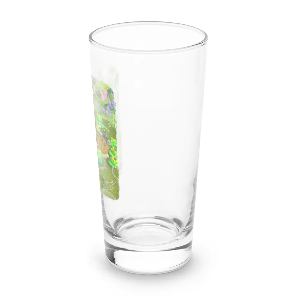 ☆あゆ ころ たろの☆ ハッピーライフのカッパラダイスのお茶タイム Long Sized Water Glass :right