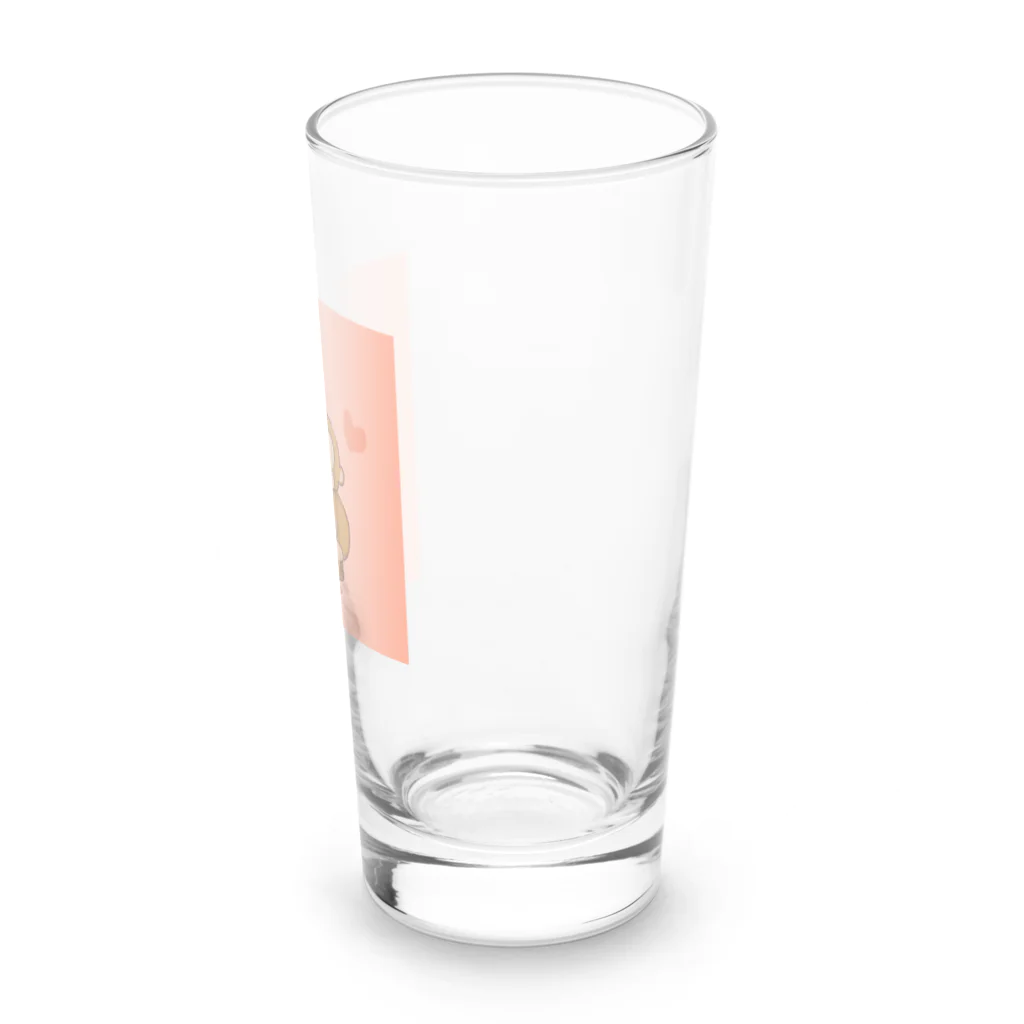 pikapikapi-aの仲良しサル Long Sized Water Glass :right