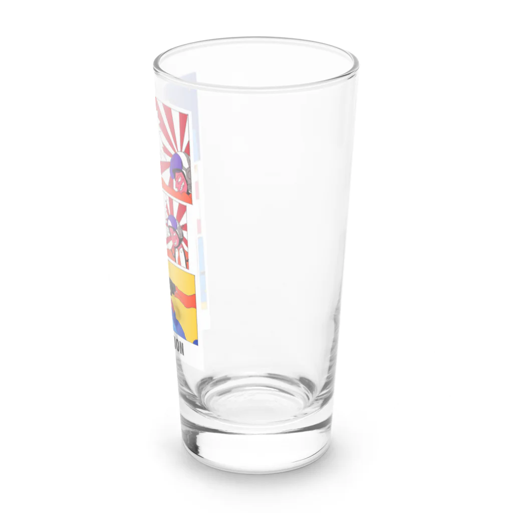 BUG/VISIONマートのGt/Voリンタカワサキ作「地球を汚す宇宙人」グラスコップ Long Sized Water Glass :right