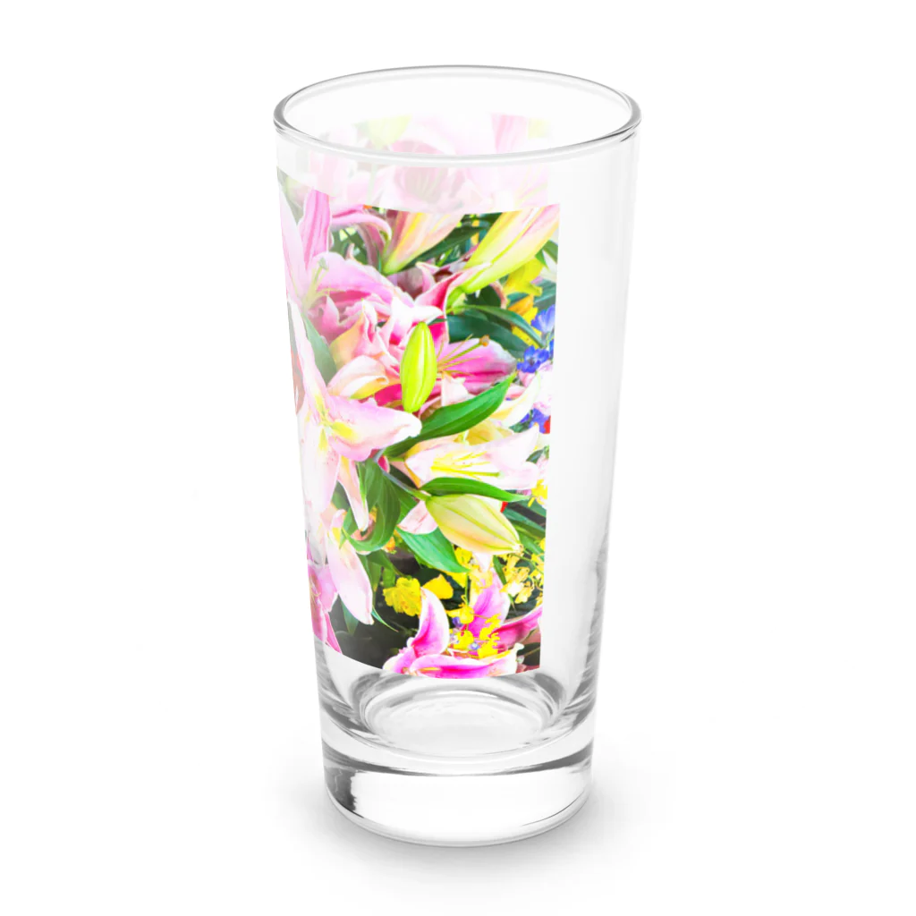 えびたろの咲き乱れる Long Sized Water Glass :right