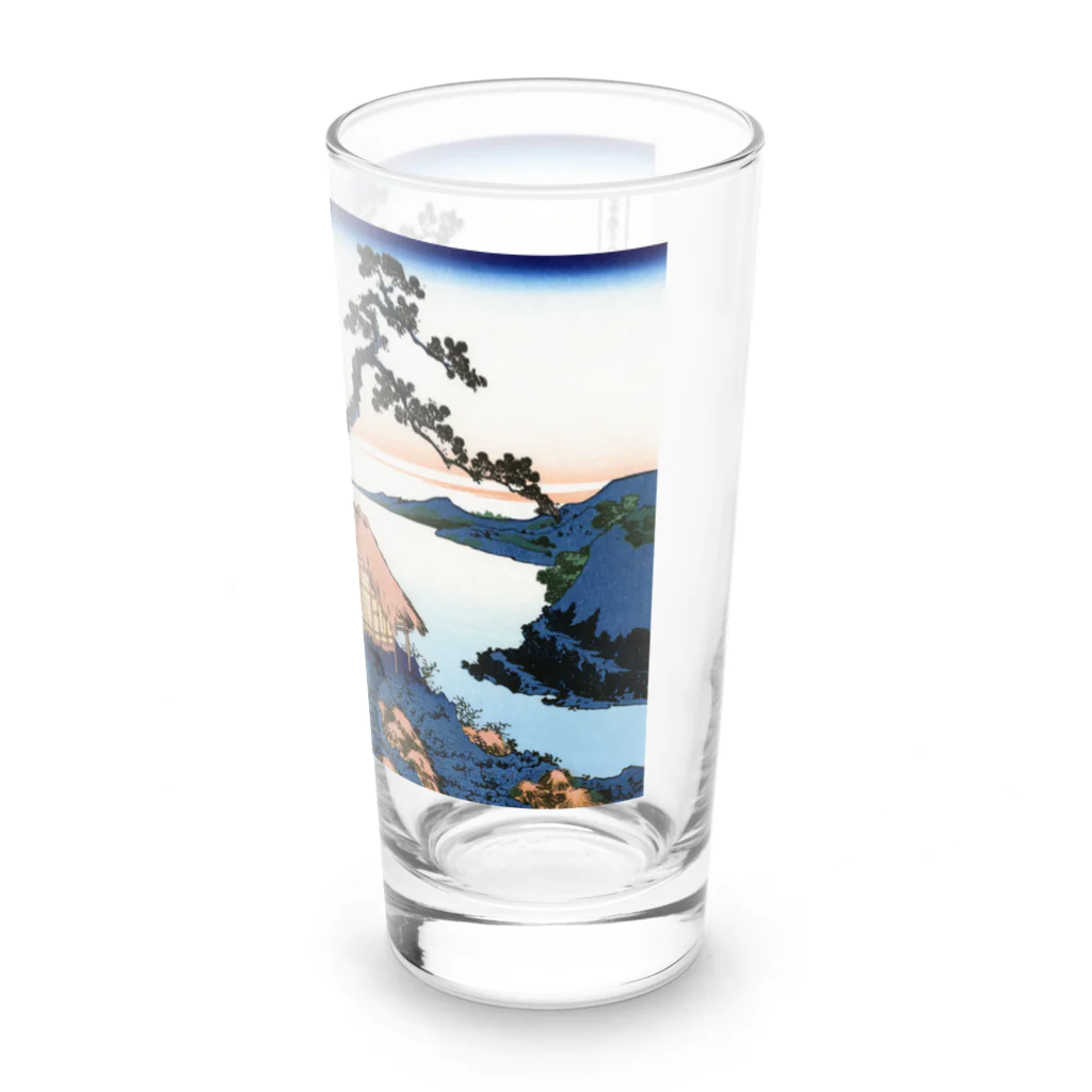 寿めでたや(ukiyoe)の葛飾北斎_冨嶽三十六景　信州諏訪湖 Long Sized Water Glass :right