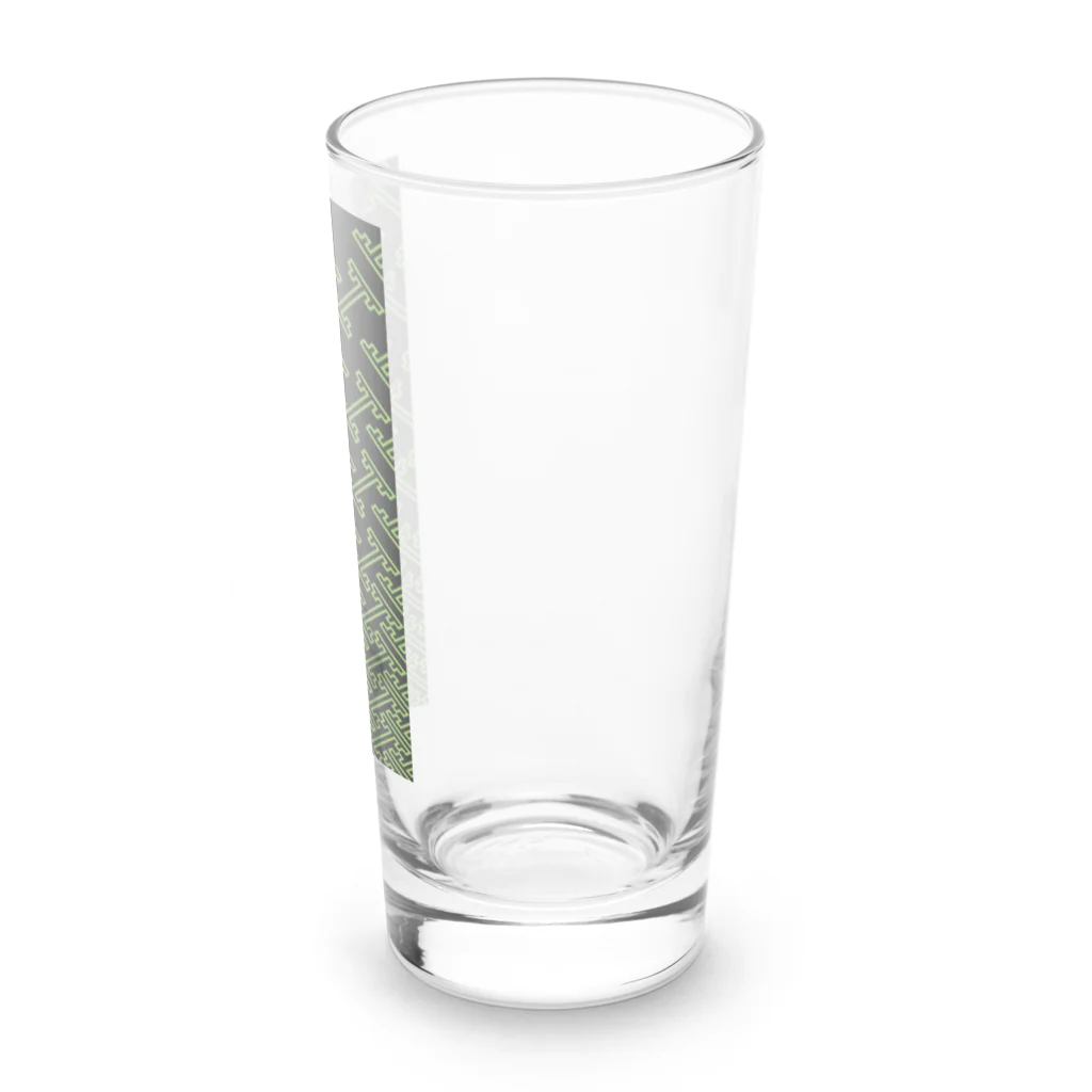 bonnylochの紗綾型_LightGreen Long Sized Water Glass :right