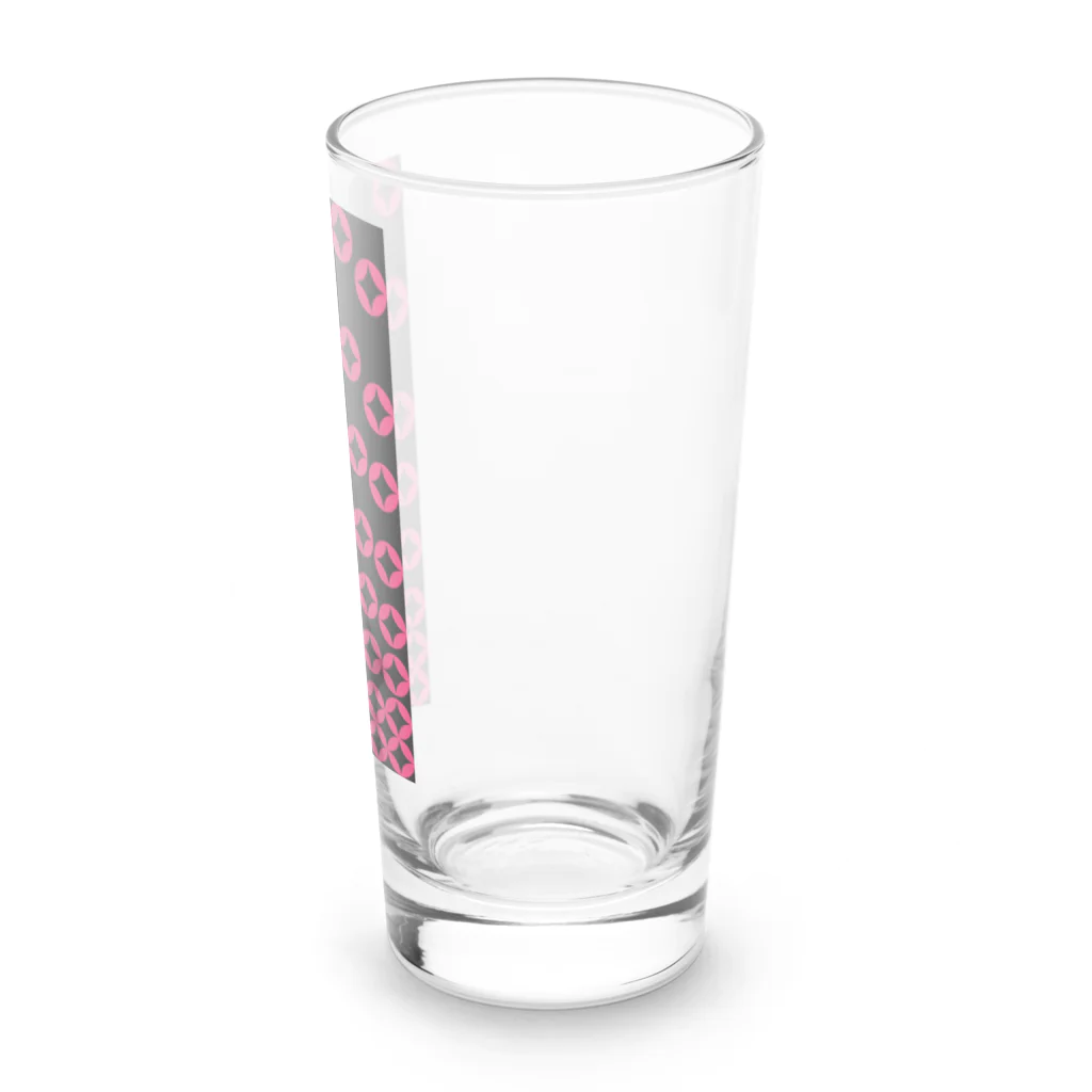 bonnylochの七宝繋ぎ_Pink Long Sized Water Glass :right