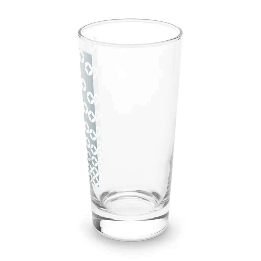 bonnylochの七宝繋ぎWhite_@LightBlue Long Sized Water Glass :right