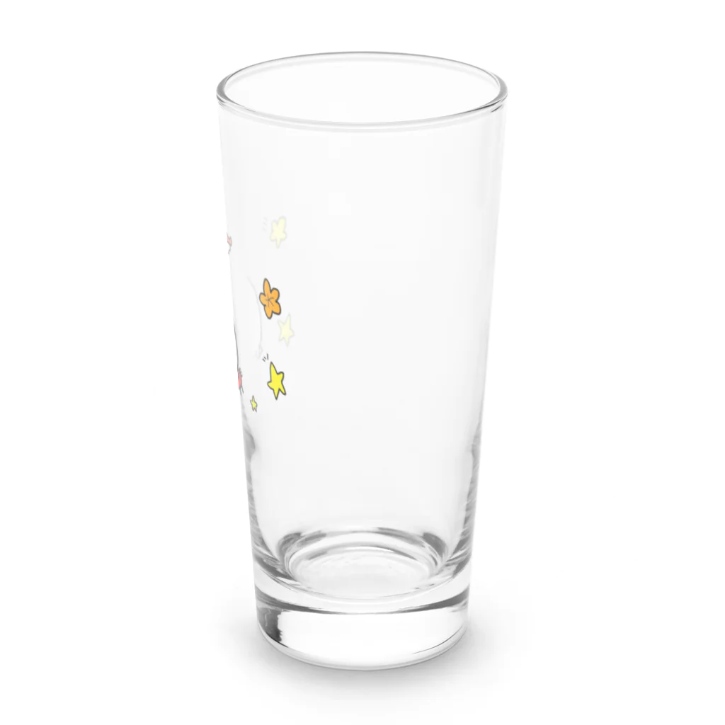 ふゆざらしのかにと遊ぶあざらし Long Sized Water Glass :right