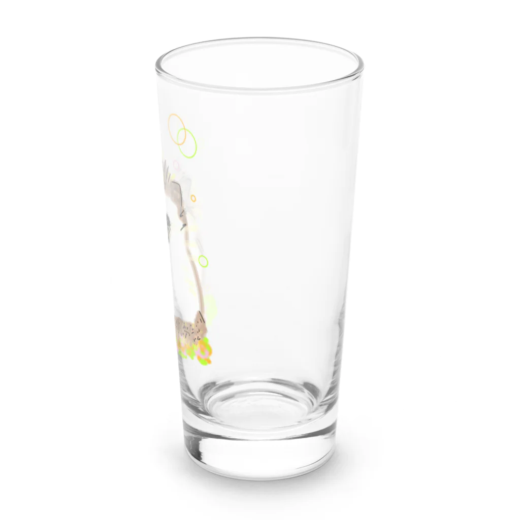 greetenのはりねずみ癒しアニマル Long Sized Water Glass :right