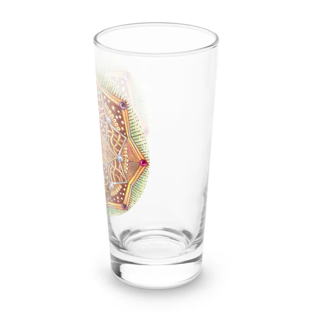 じぱんぐる-zipangle-のmandala-ゆめ Long Sized Water Glass :right